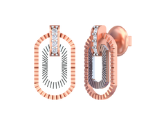 18K Gold & Diamond Women Earring KSK012