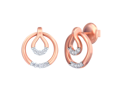 18K Gold & Diamond Women Earring KSK021