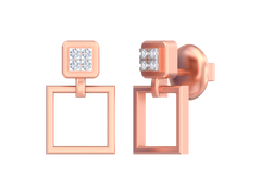 18K Gold & Diamond Women Earring KSK022