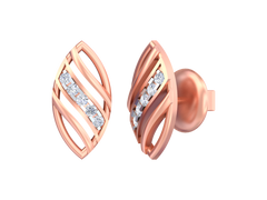 18K Gold & Diamond Women Earring KSK033