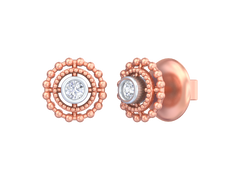 18K Gold & Diamond Women Earring KSK050