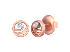 18K Gold & Diamond Women Earring KSK054