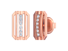 18K Gold & Diamond Women Earring KSK066