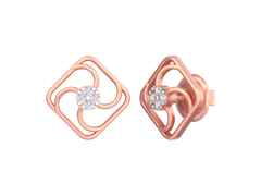 18K Gold & Diamond Women Earring KSK068