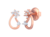 18K Gold & Diamond Women Dailywear Earring KSK076