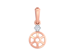 18K Gold & Diamond Dailywear Pendant KSK086