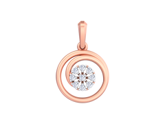 18K Gold & Diamond Dailywear Pendant KSK111