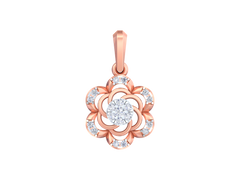 18K Gold & Diamond Pendant KSK113