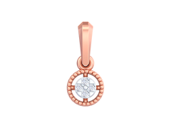 18K Gold & Diamond Dailywear Pendant KSK124