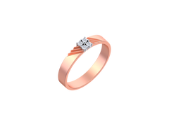 18K Gold & Diamond Ring For Men KSK216