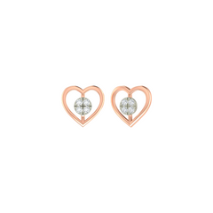 18K Gold & Diamond Earring For Women PER-126