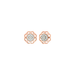 18K Gold & Diamond Women Earring KER-172