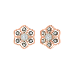18K Gold & Diamond Women Earring KER-204