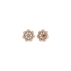 18K Gold & Diamond Women Earring KER-21