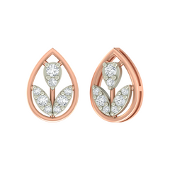 18K Gold & Diamond Earring For Women PER-300