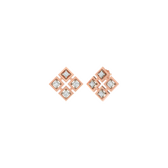 18K Gold & Diamond Women Earring KER-40
