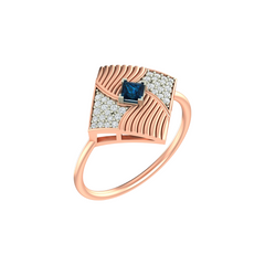 18K Gold & Diamond Ring For Women PJLR-217