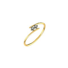 18K Gold & Diamond Ring For Women KLR-06