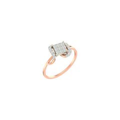 18K Gold & Diamond Ring For Women KLR-116