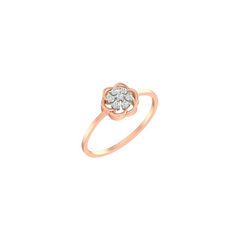 18K Gold & Diamond Ring For Women KLR-119