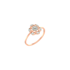 18K Gold & Diamond Ring For Women KLR-131