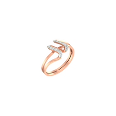 18K Gold & Diamond Ring For Women PLR-137