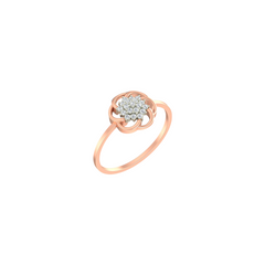 18K Gold & Diamond Ring For Women KLR-140