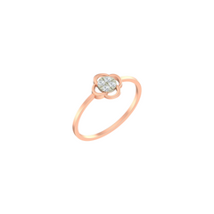 18K Gold & Diamond Ring For Women PLR-143