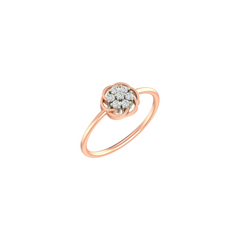 18K Gold & Diamond Ring For Women KLR-16