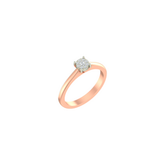 18K Gold & Diamond Ring For Women KLR-285