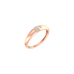 18K Gold & Diamond Ring For Women PLR-293