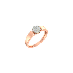18K Gold & Diamond Ring For Women PLR-300