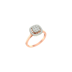 18K Gold & Diamond Ring For Women KLR-321