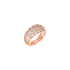 18K Gold & Diamond Ring For Women KLR-333