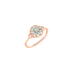 18K Gold & Diamond Ring For Women KLR-38