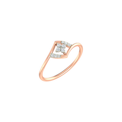 18K Gold & Diamond Ring For Women KLR-59