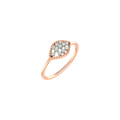 18K Gold & Diamond Ring For Women KLR-81