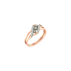 18K Gold & Diamond Ring For Women KLR-85