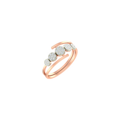 18K Gold & Diamond Ring For Women KLR-86
