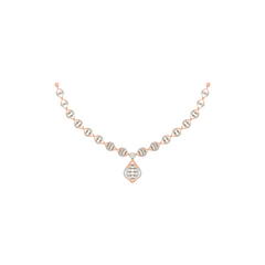 18K Gold & Diamond Necklace Set KNCK-1111