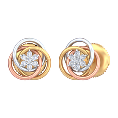 18K Gold & Diamond Women Earring KRB40208E