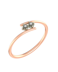 18K Gold & Diamond Dailywear Ring For Women KRB10478-A