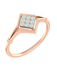 18K Gold & Diamond Ring For Women KRB10165-A