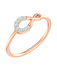 18K Gold & Diamond Dailywear Ring For Women KRB10123-A