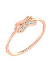 Gold & Diamond Dailywear Ring For Women KRC10328