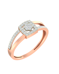 18K Gold & Diamond Ring For Women KRA10595