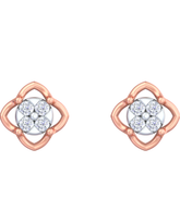 18K Gold & Diamond Women Stud Earring KRK30046