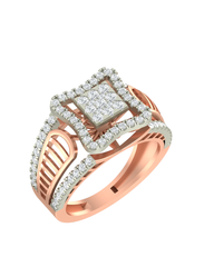 18K Gold & Diamond Engagement Ring For Women KRA10011