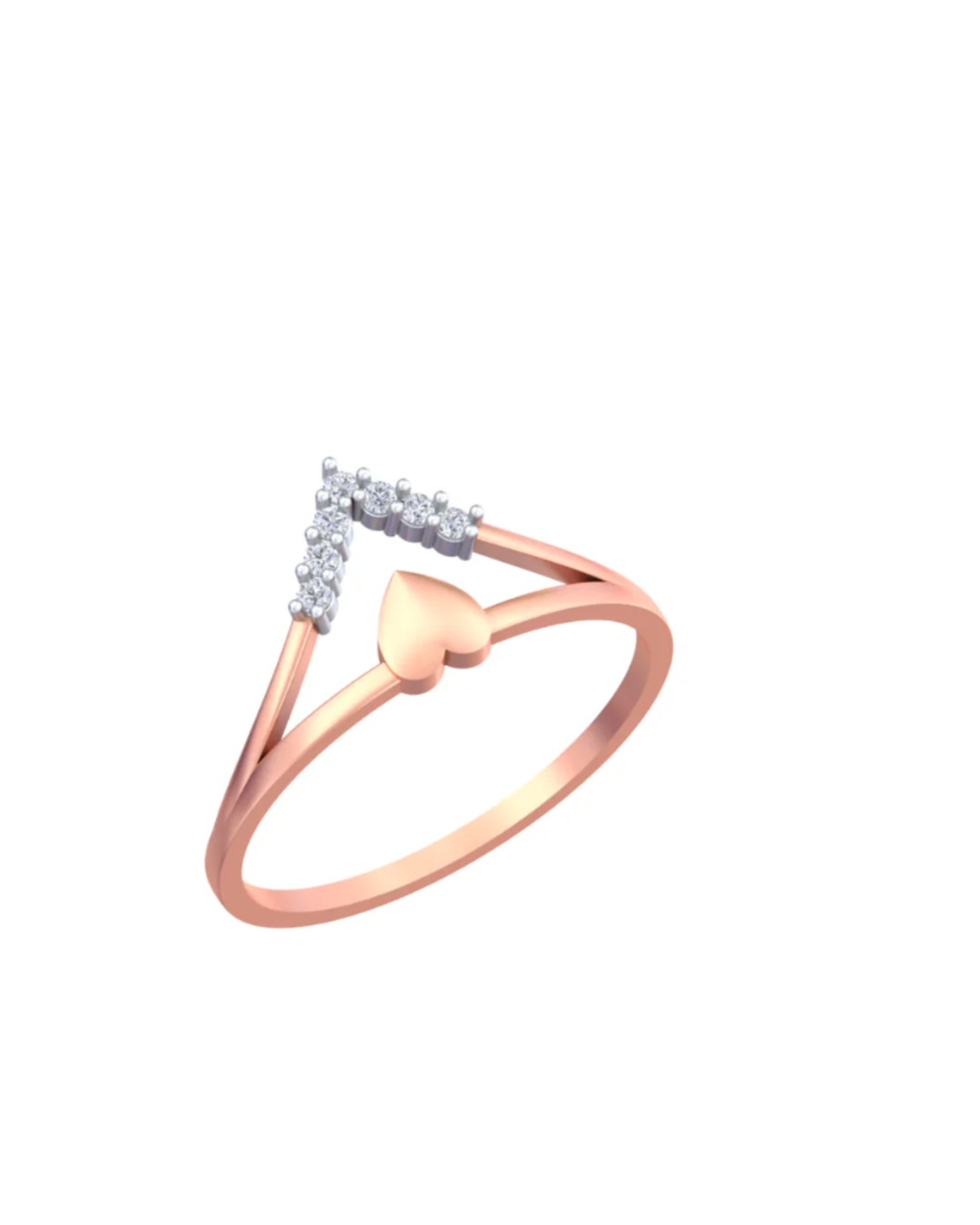 Vamika Ring with a little heart in it.