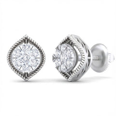 18K Gold & Diamond Women Stud Earring KRB40043E